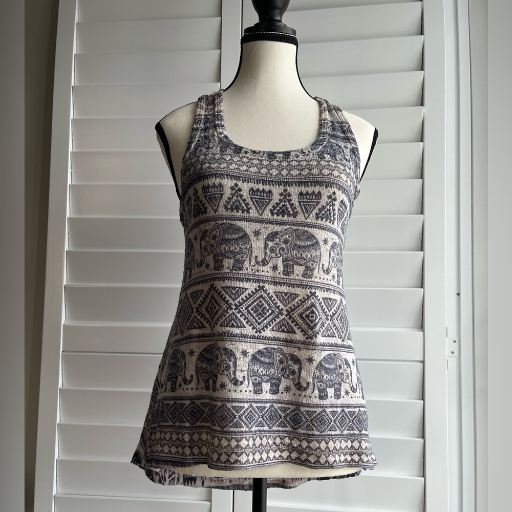 GINGER G Racer Back Tank Top size s